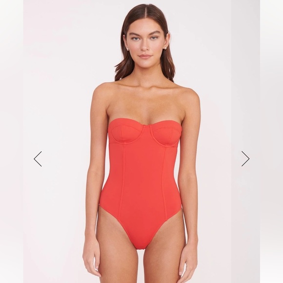 STAUD ONE PIECE BATHING SUIT SIZE SMALL - Picture 4 of 4